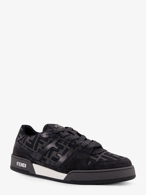 Fendi Fendi Match sneakers in FF jacquard fabric and suede