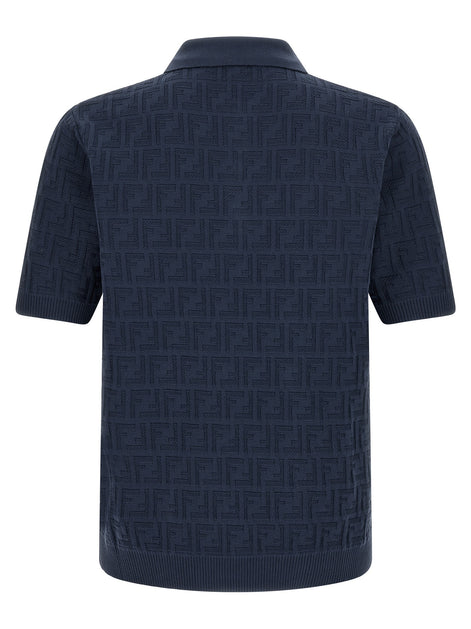 Fendi FF cotton polo shirt