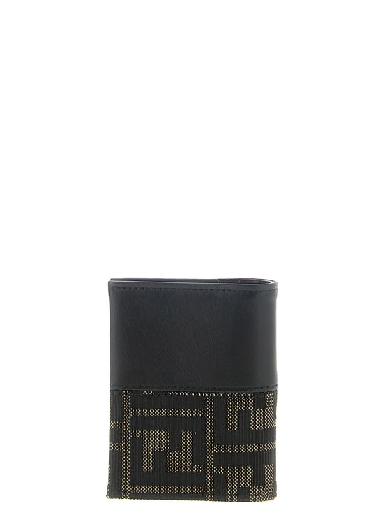 Fendi FF Jacquard bicolor card holder
