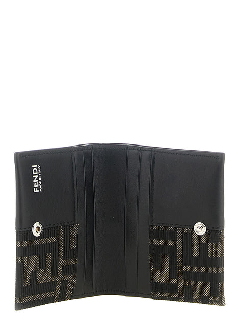 Fendi FF Jacquard bicolor card holder