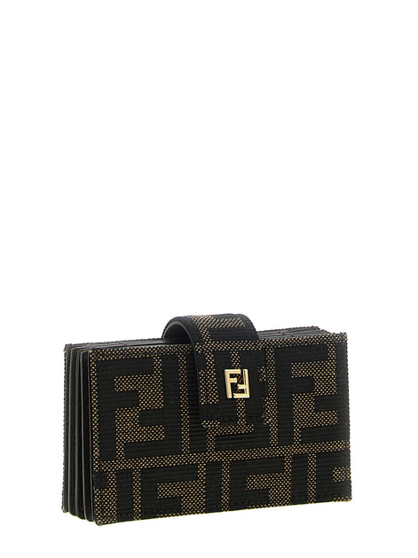 Fendi FF jacquard cardholder