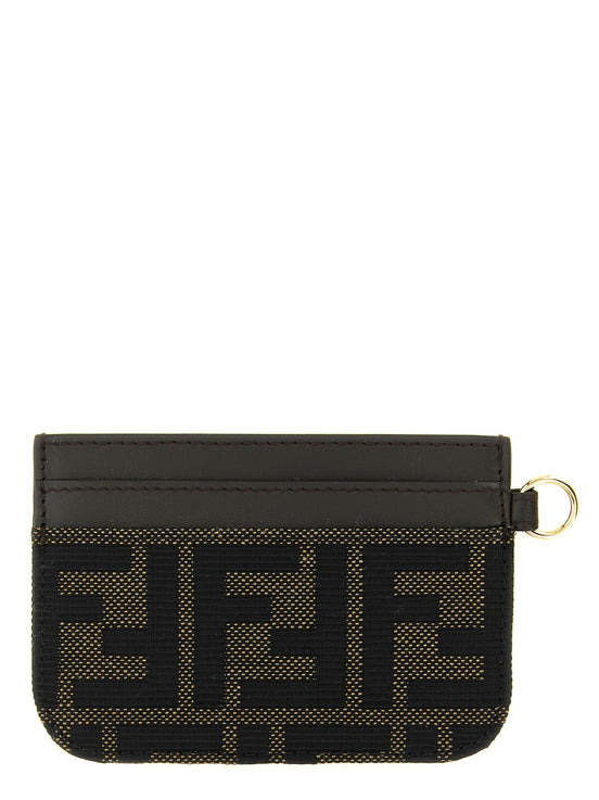 Fendi FF jacquard cardholder