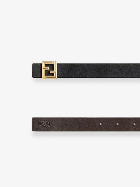 Fendi FF leather belt