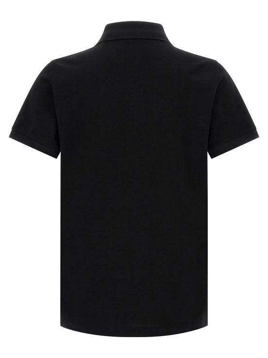 Fendi FF metallic logo polo shirt