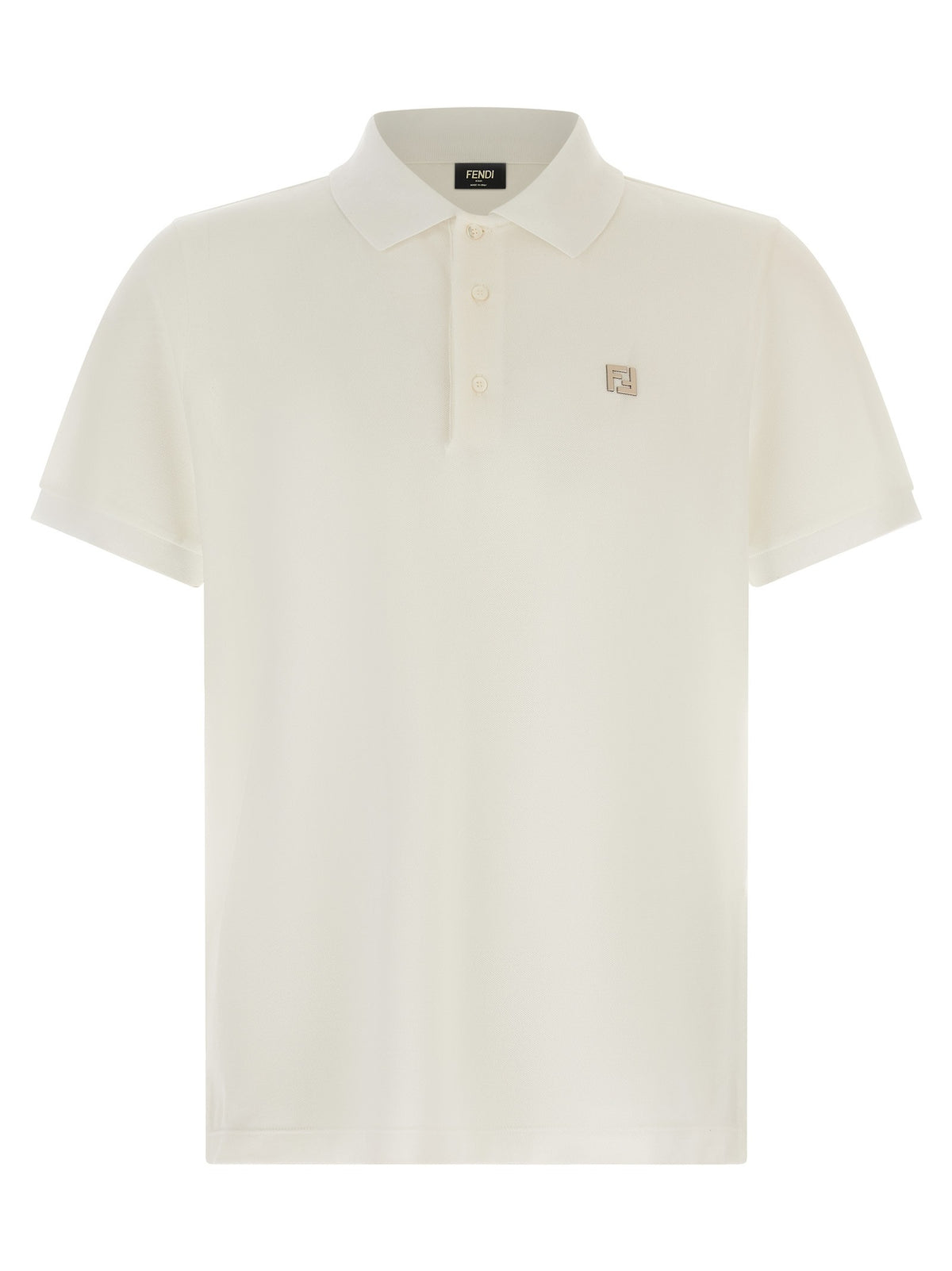 FF metallic logo polo shirt