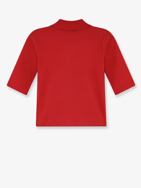 Gucci Fine stretch silk knit polo shirt