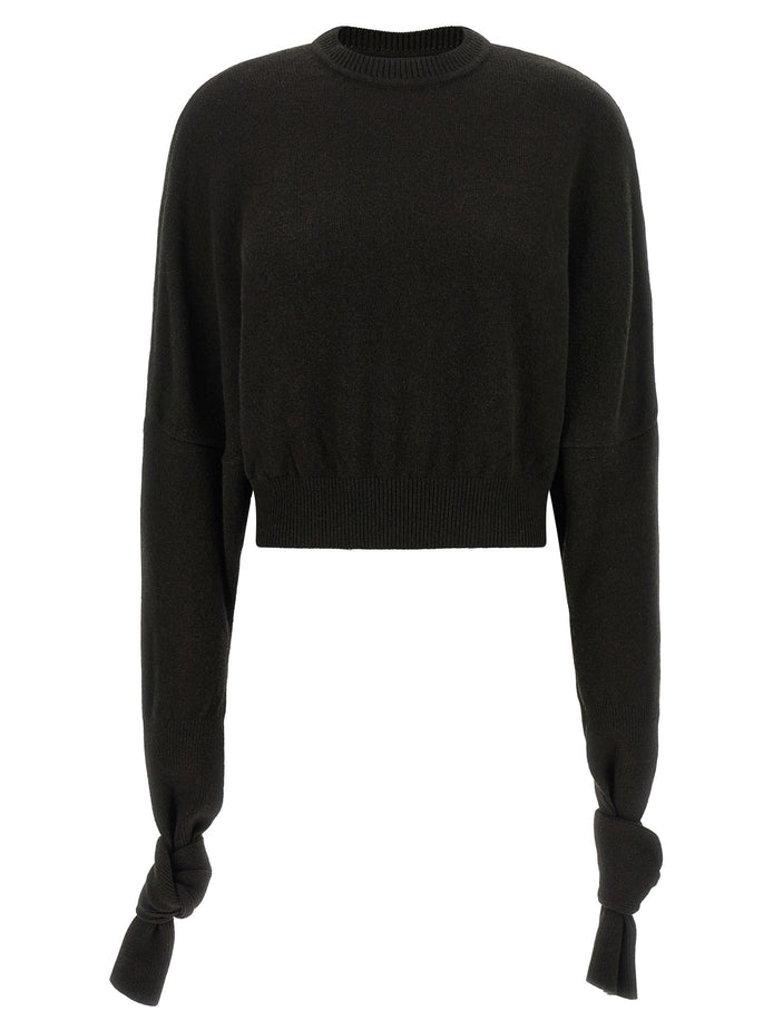 'Fiocco' brown sweater