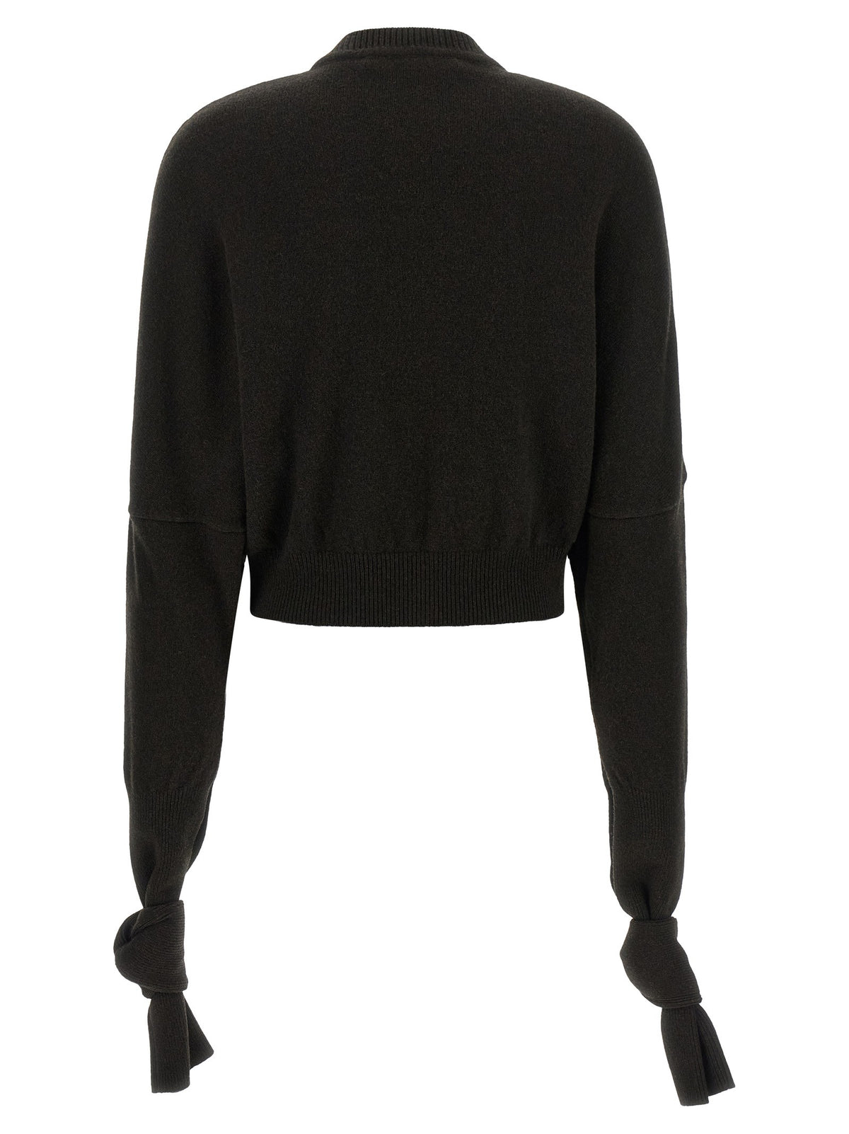 JACQUEMUS 'Fiocco' brown sweater