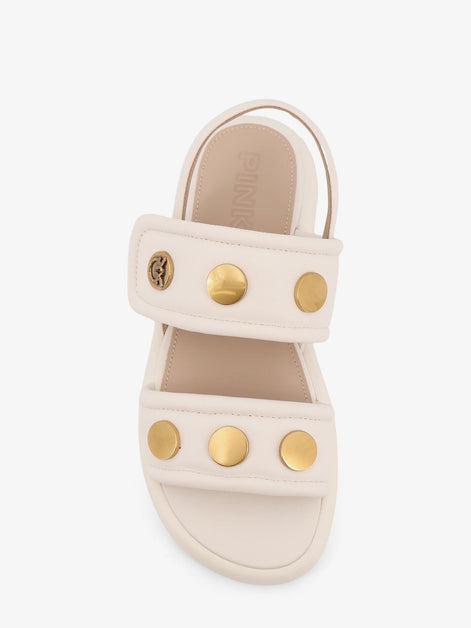 Fiona low leather sandals
