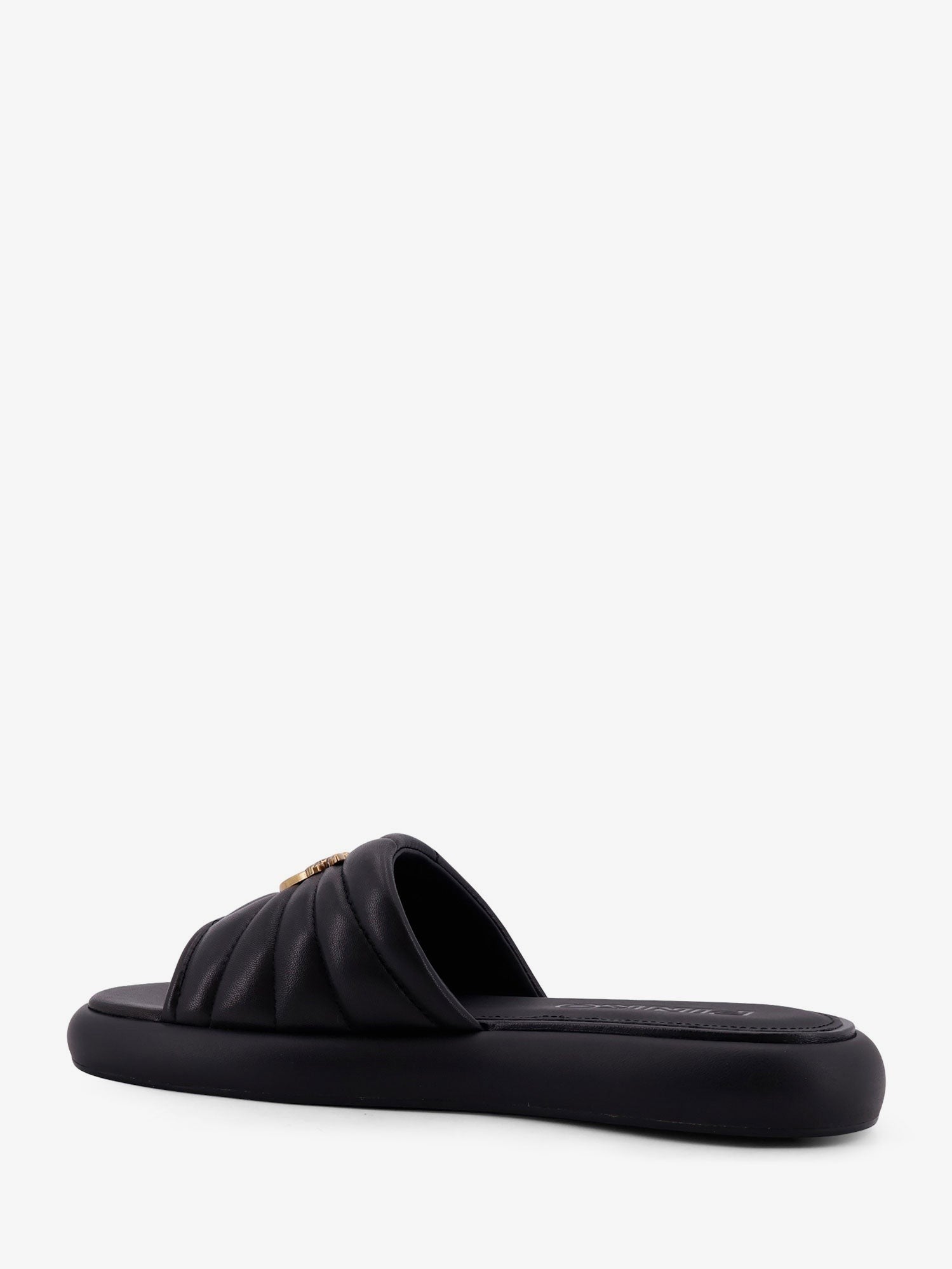 Fiona low leather sandals