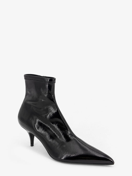Celine Fitted sleek stretch patent leather boots