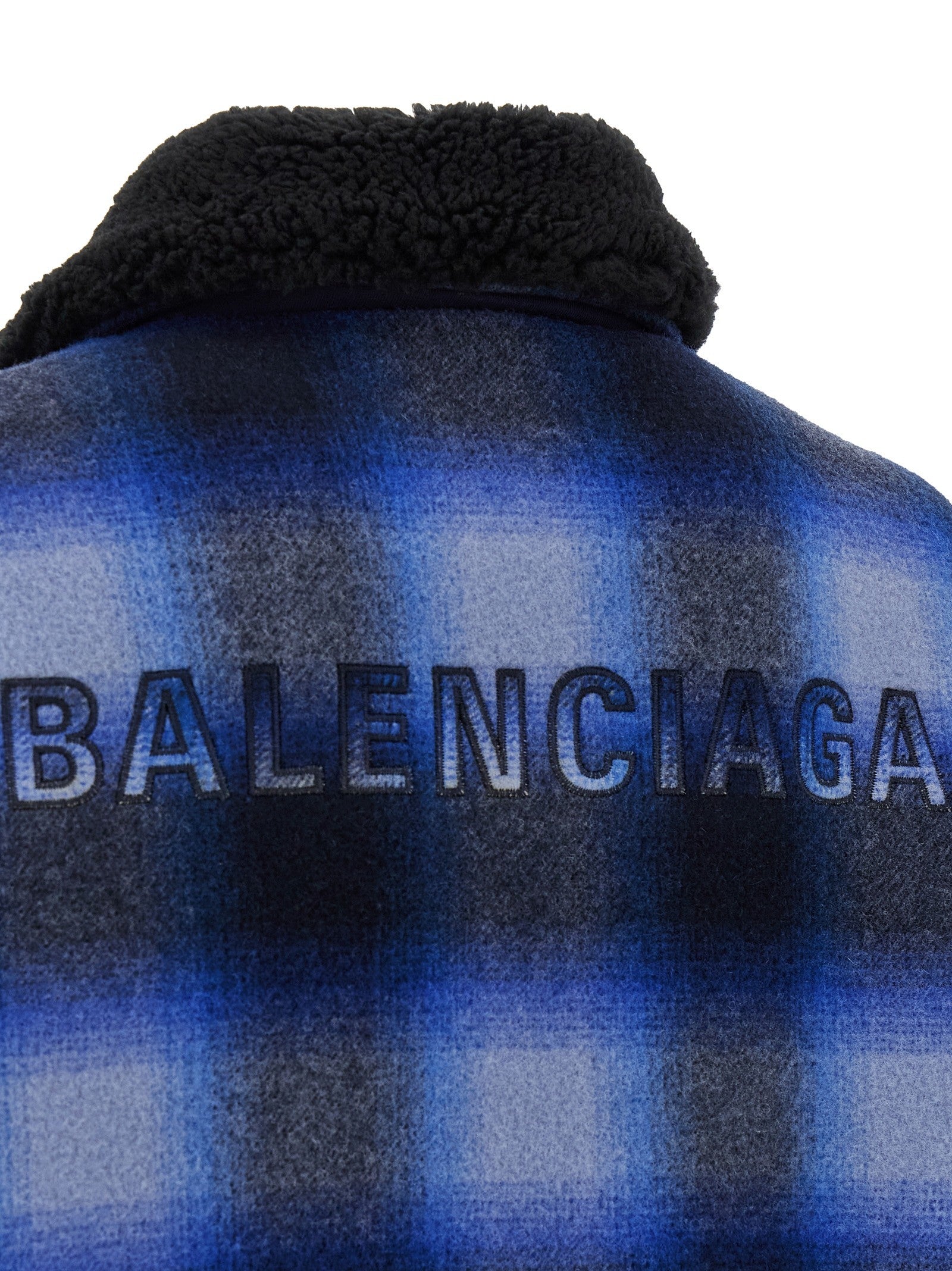 Balenciaga Flannel bomber jacket
