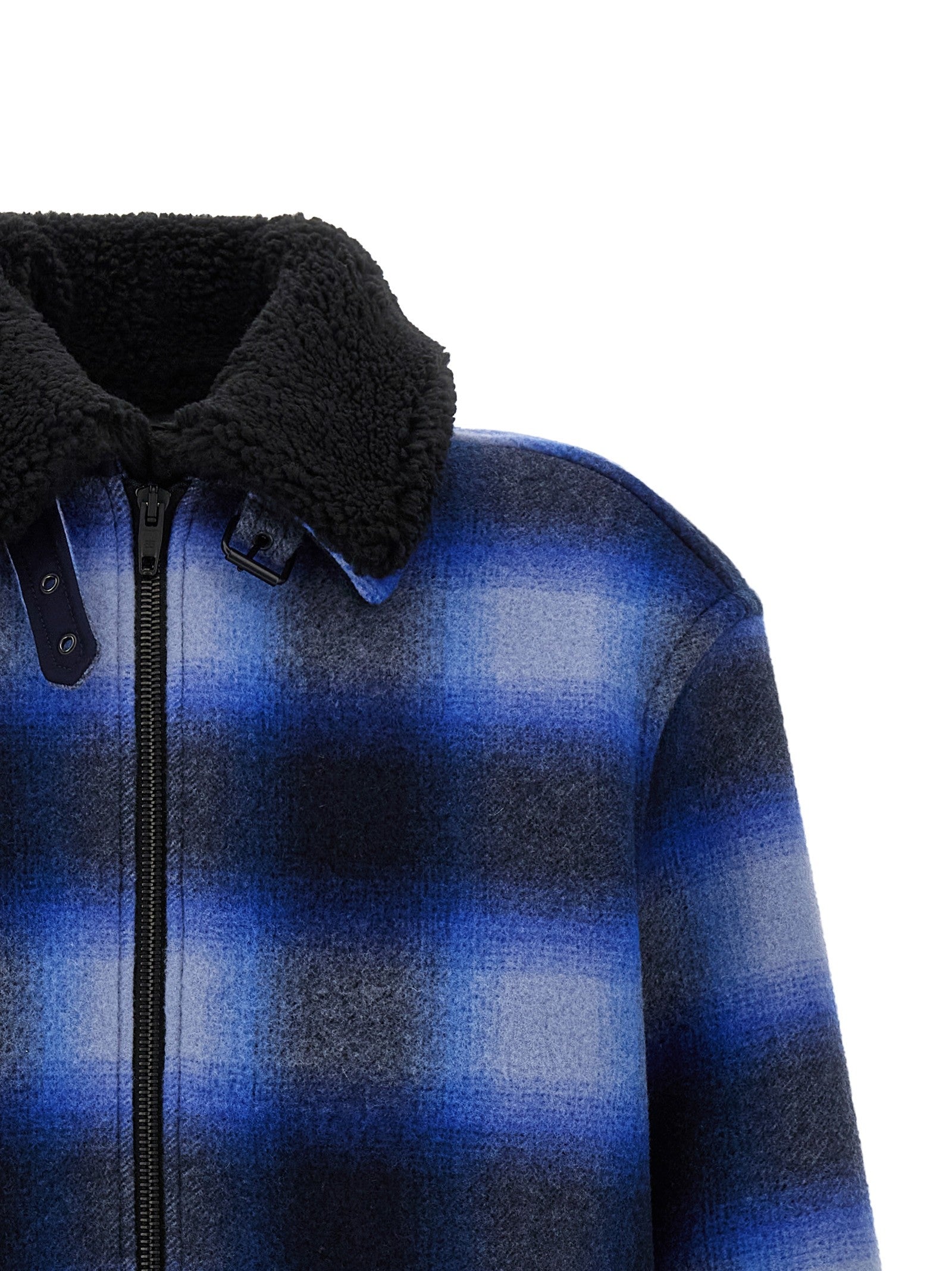 Balenciaga Flannel bomber jacket