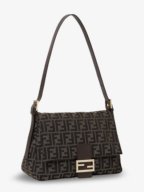 Fendi Flap 26325 FF Zucca Jacquard shoulder bag