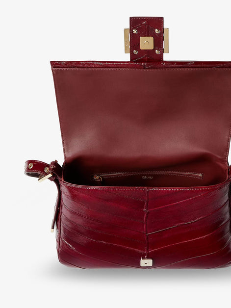 Fendi Flap 26325 missina leather shoulder bag