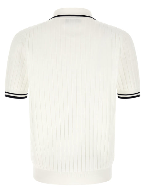 Dolce & Gabbana Flat ribbed polo shirt