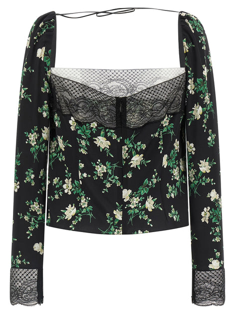Flower print top