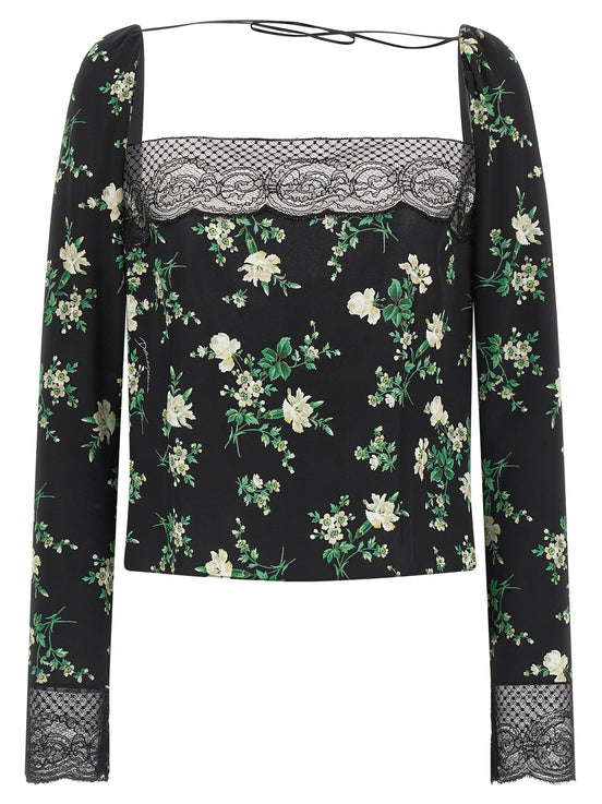 Flower print top