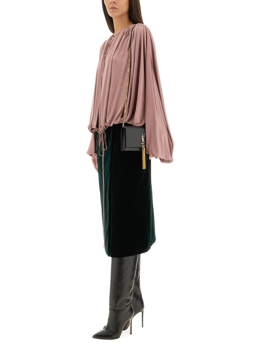 FLUID KNIT BLOUSE