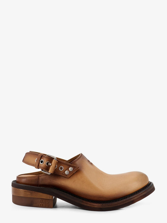 Foule Leather Sabot Sandals