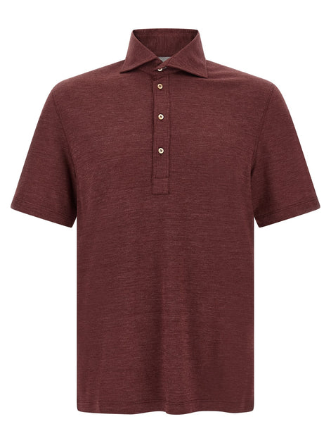 French collar polo shirt