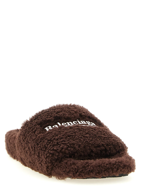 Balenciaga 'Furry' open sandals