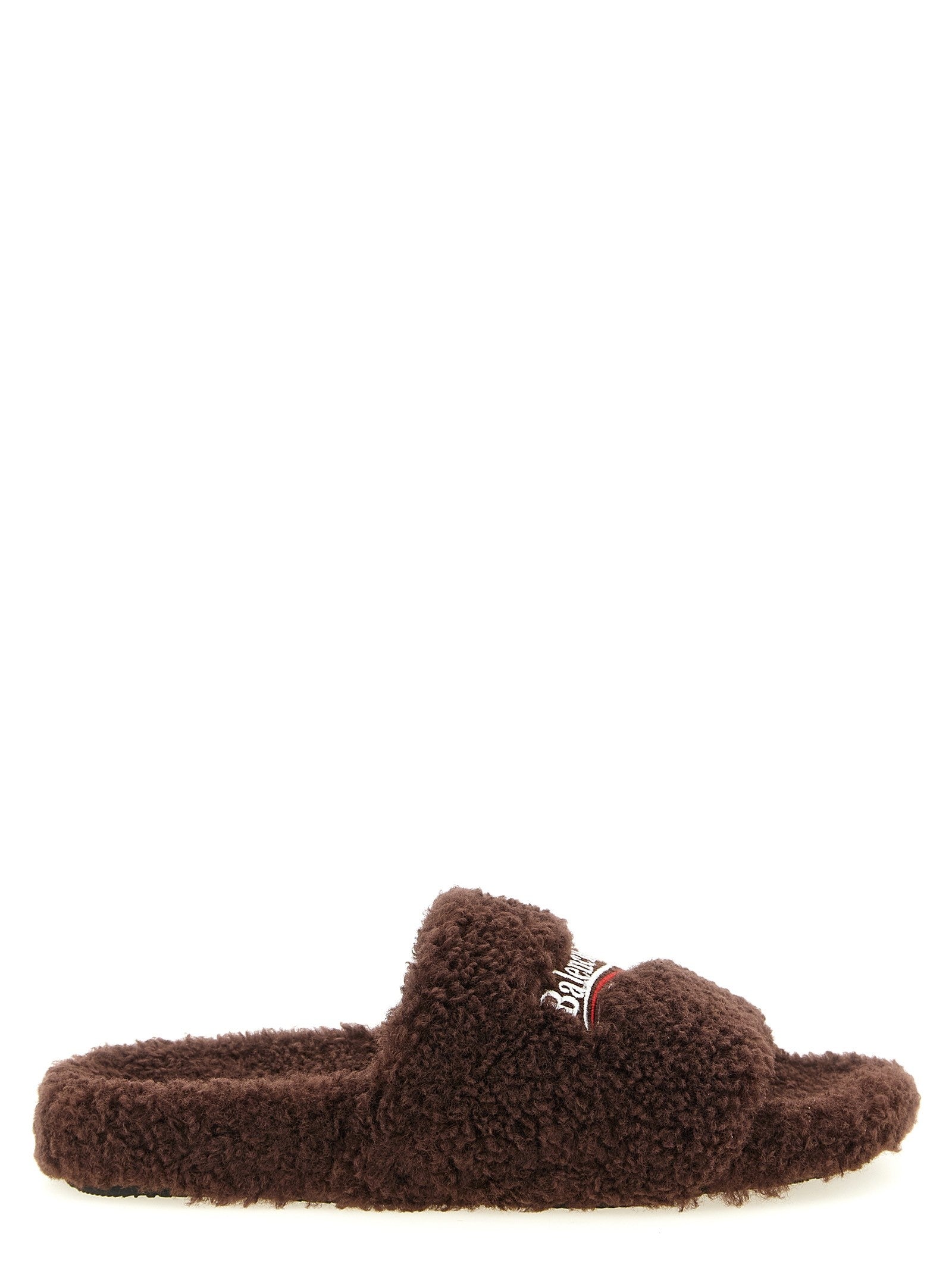 'Furry' open sandals