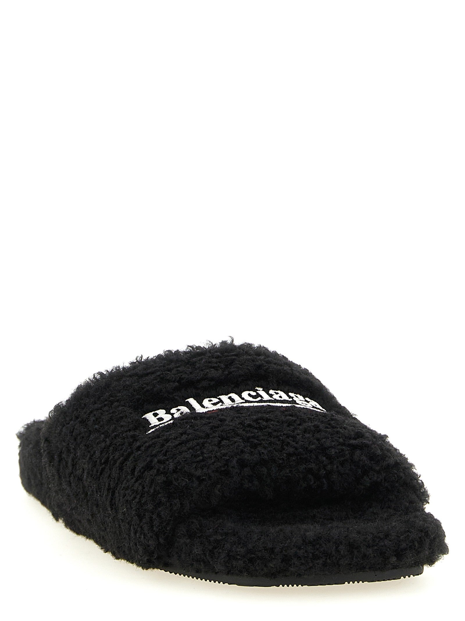 Balenciaga 'Furry' open sandals