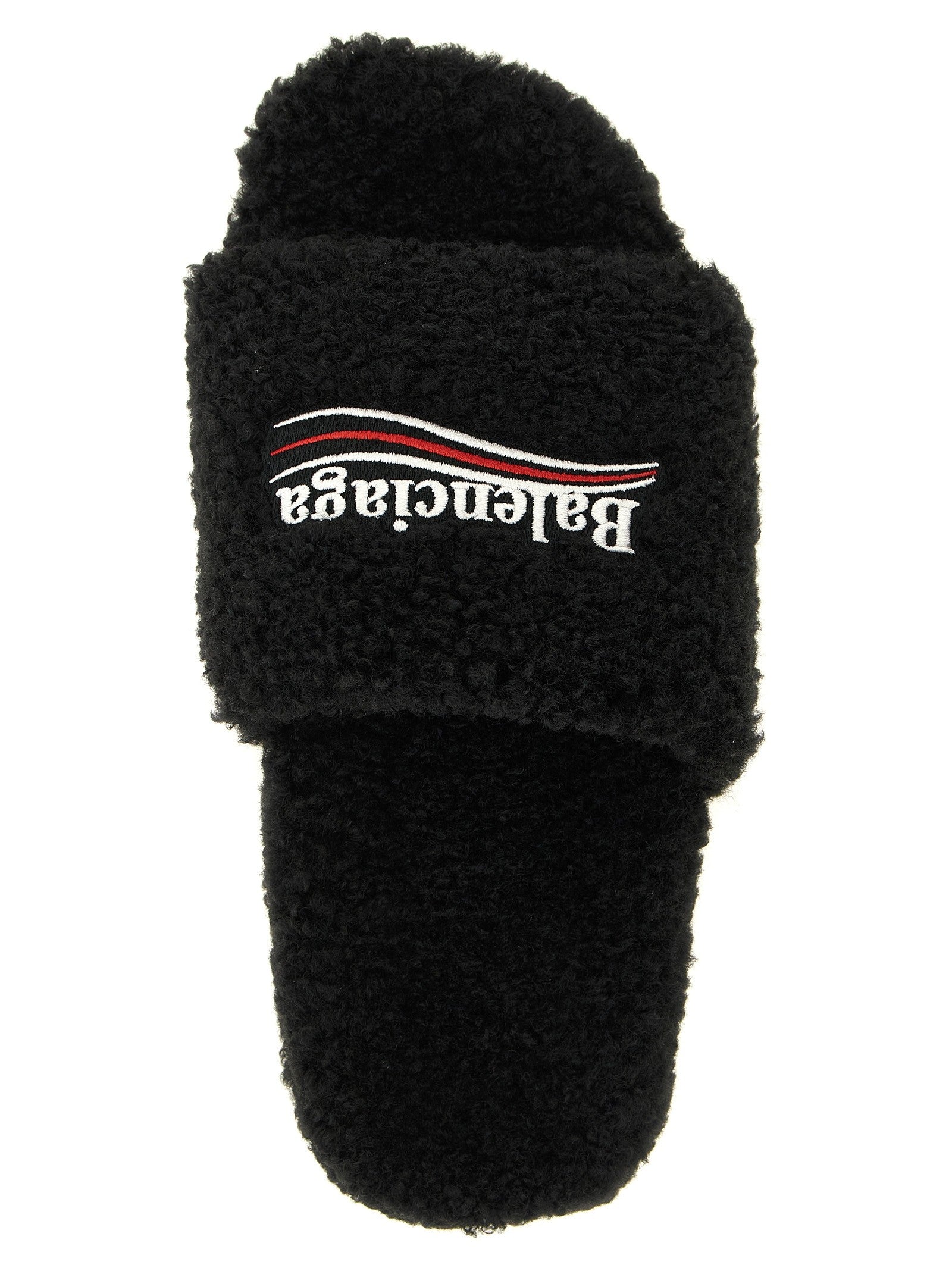 Balenciaga 'Furry' open sandals