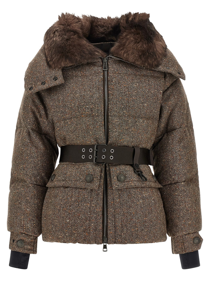 'Gelise' brown down jacket