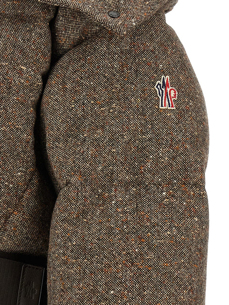MONCLER GRENOBLE 'Gelise' brown down jacket