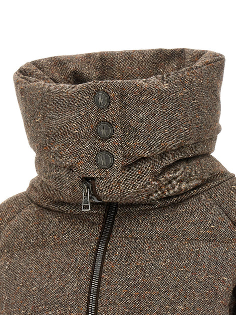 MONCLER GRENOBLE 'Gelise' brown down jacket