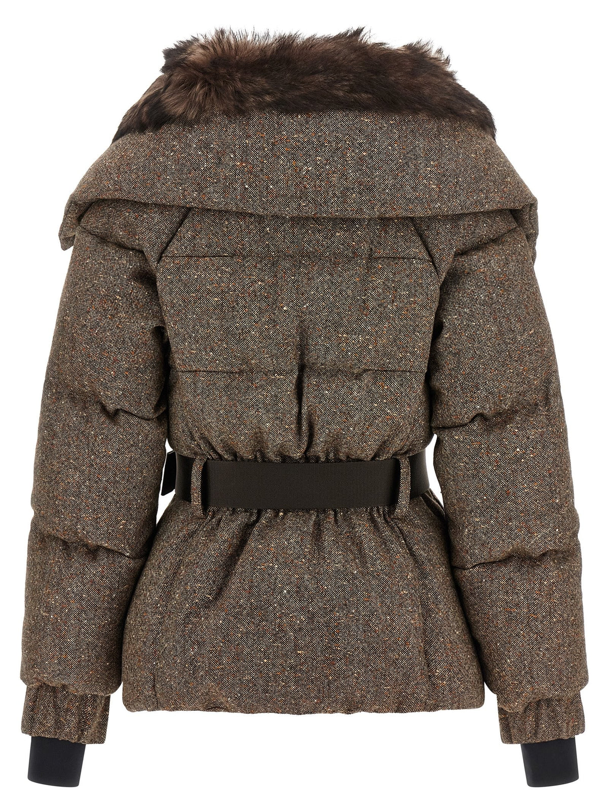 MONCLER GRENOBLE 'Gelise' brown down jacket