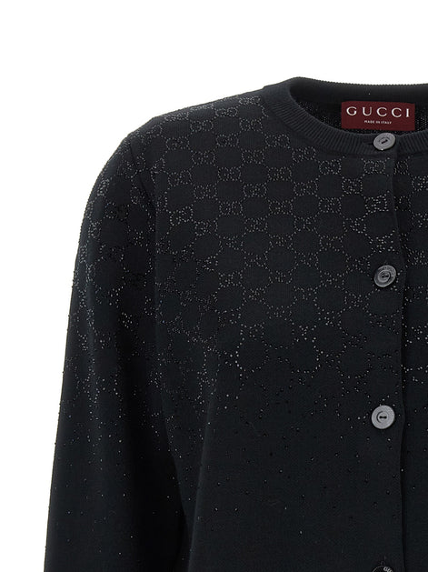 'GG' crystal cardigan