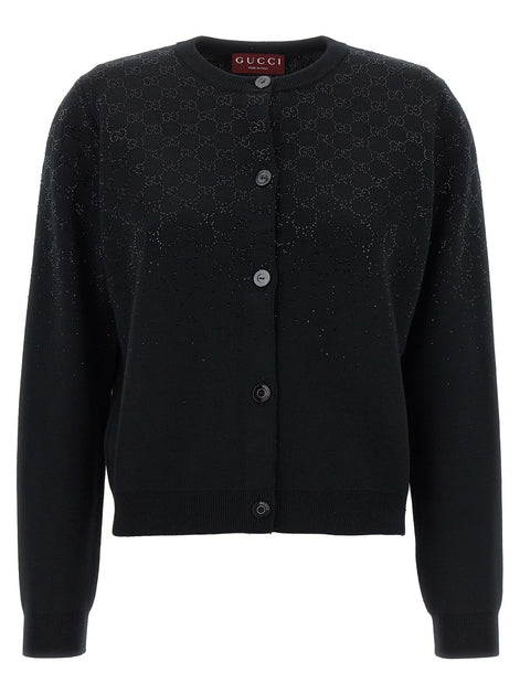 'GG' crystal cardigan