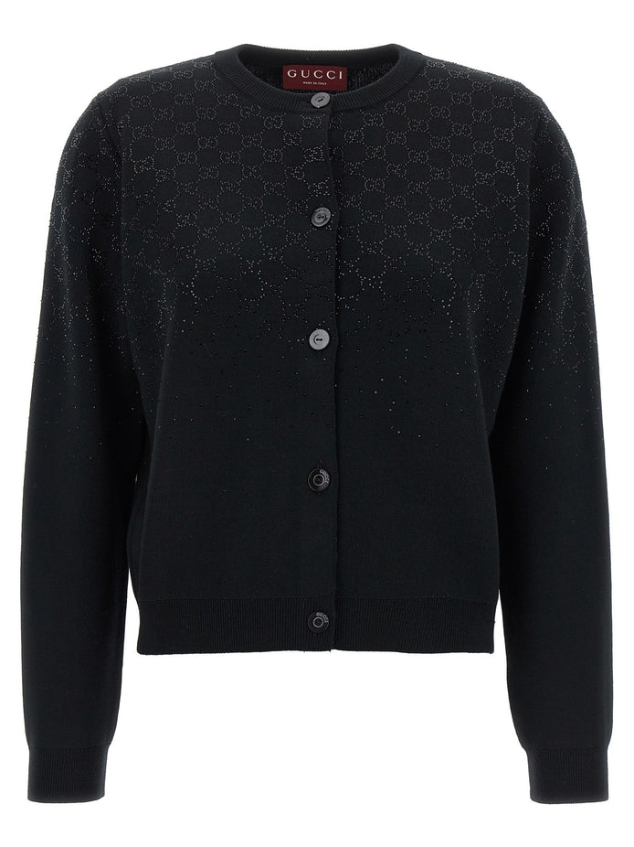 'GG' crystal cardigan