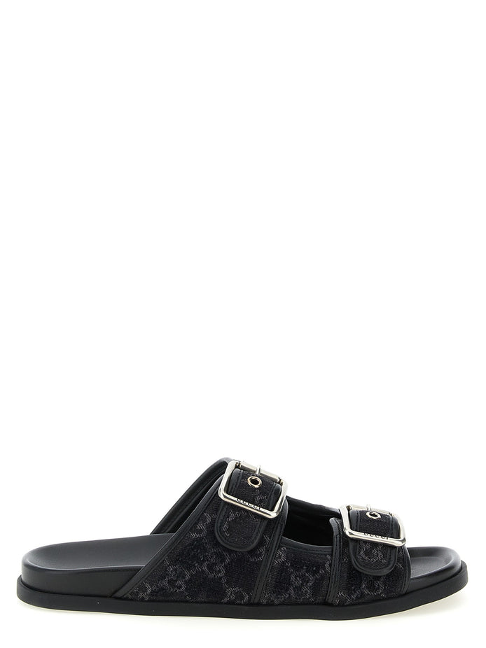 GG denim slides