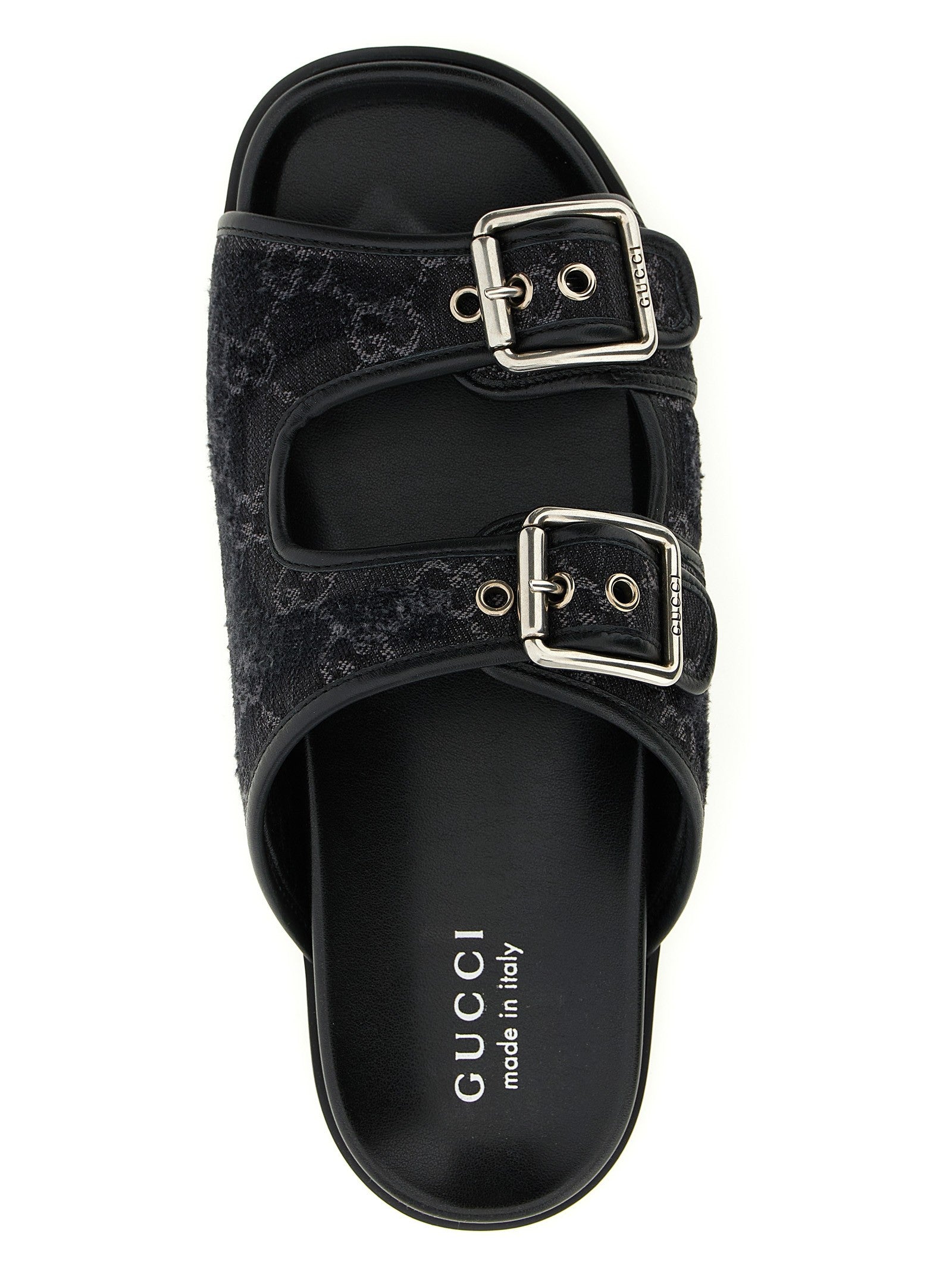 GG denim slides