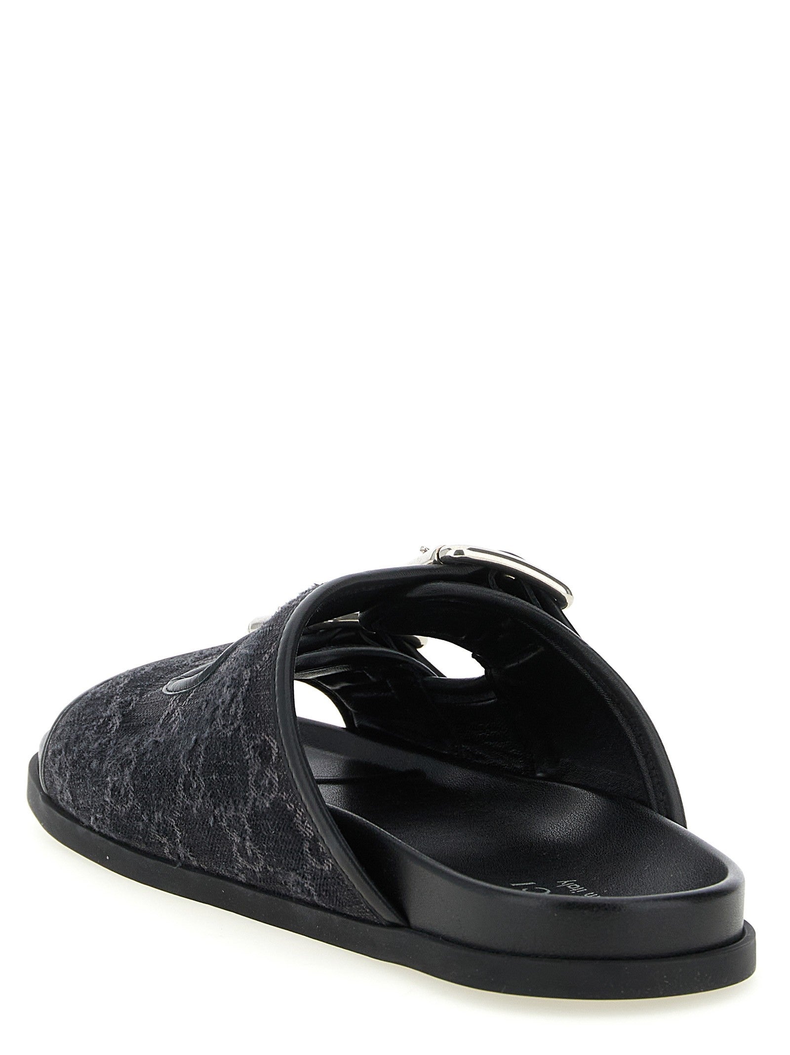 GG denim slides