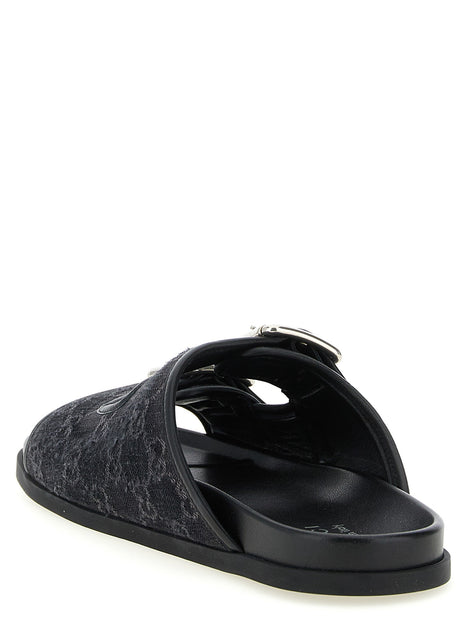 GG denim slides