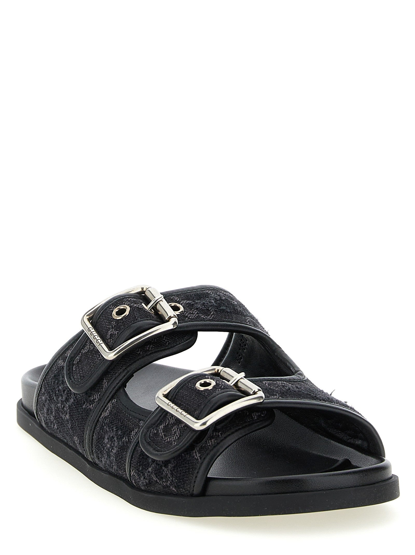 GG denim slides