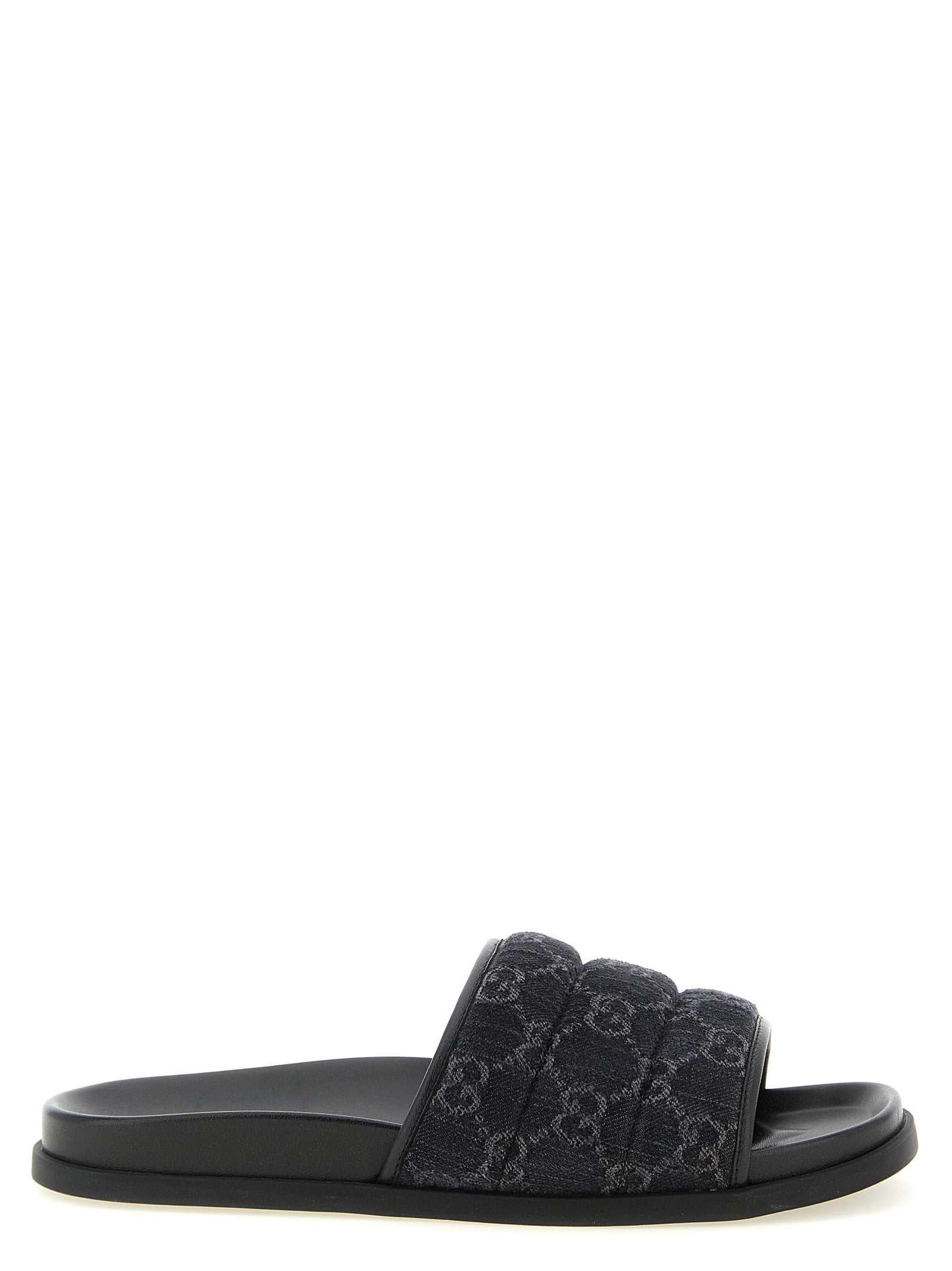 GG denim slides