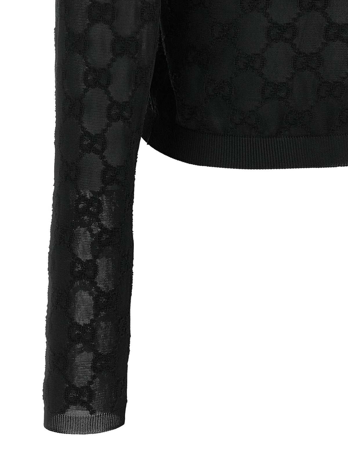 Gucci GG embroidery cardigan