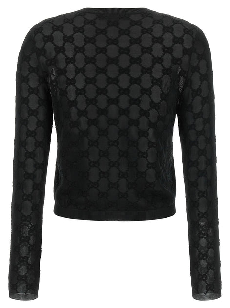 Gucci GG embroidery cardigan