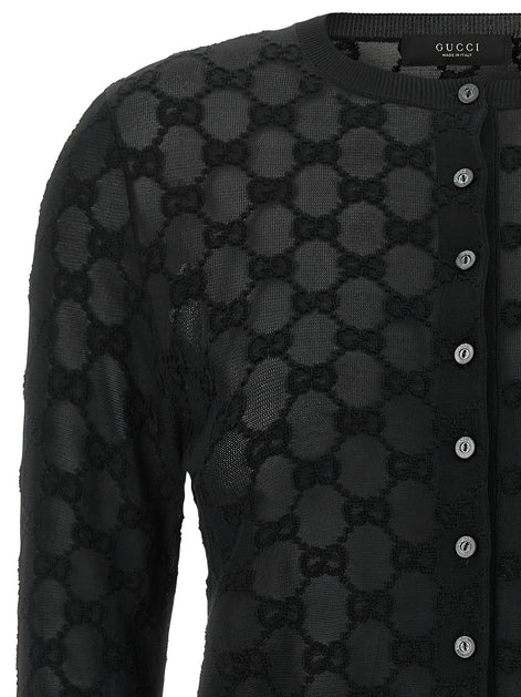 Gucci GG embroidery cardigan
