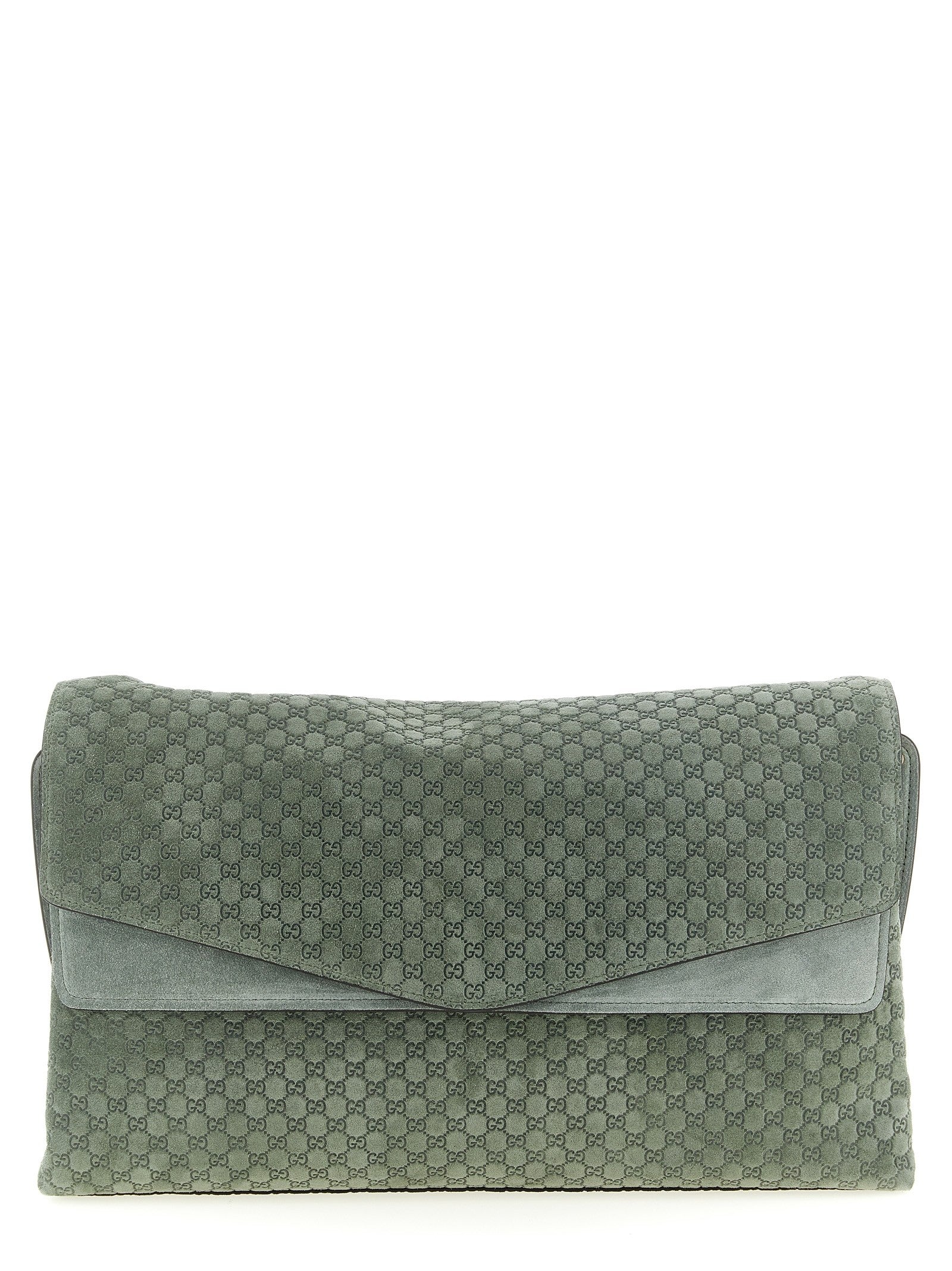 GG large suede shoulder bag