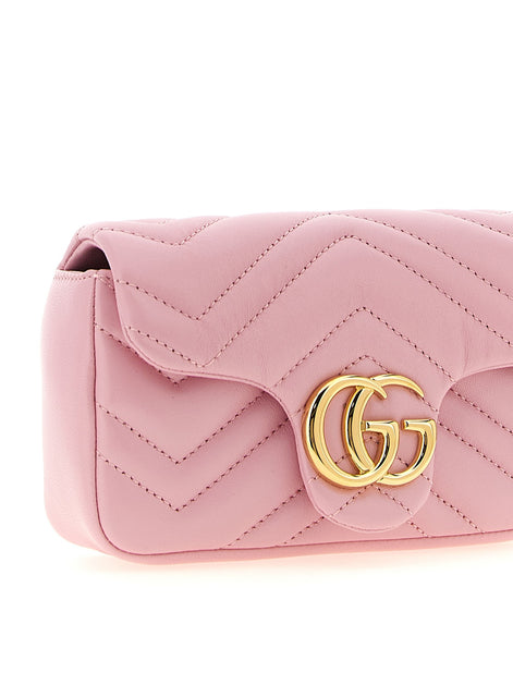 'GG Marmont' chevron crossbody bag