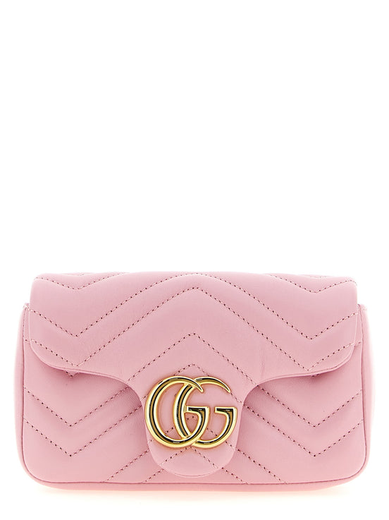 'GG Marmont' chevron crossbody bag