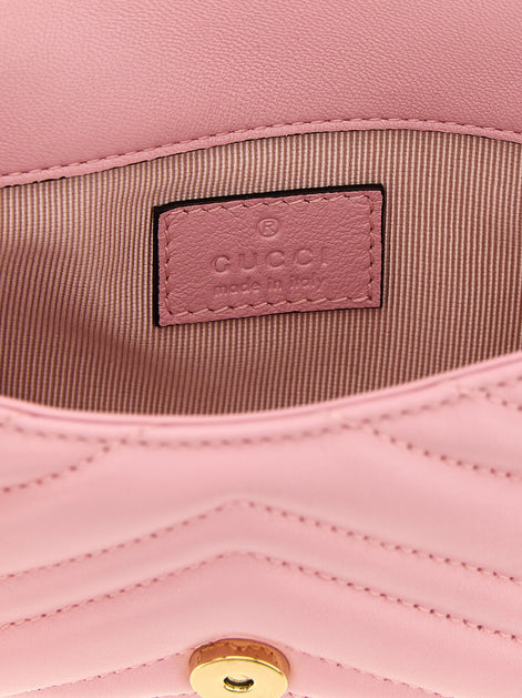 'GG Marmont' chevron crossbody bag
