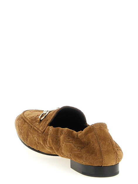 GG suede loafers
